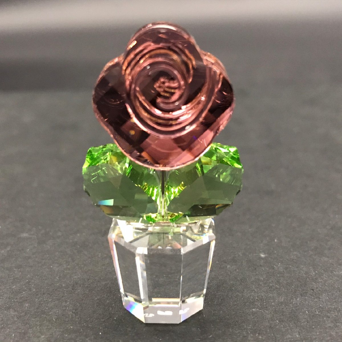 ヤフオク! -「スワロフスキー 置物 バラ」(アクセサリー、時計) の落札