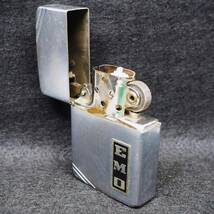 オリジナルレアモデル！ Zippo 38年人気メタリケ 4バレルヒンジ ダイアゴナルライン 14ホールチムニー 波型カムスプリング 一体成形プレス_画像5