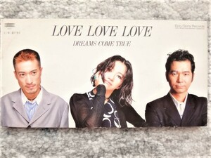 a【 DREAMS COME TRUE / LOVE LOVE LOVE 】8cmCD CDは４枚まで送料１９８円
