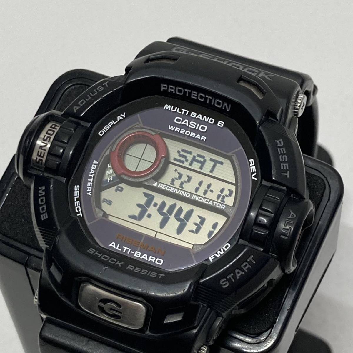オリジナル 未使用G-SHOCK ブルー 電波ソーラー RISEMAN GW-9200BLJ