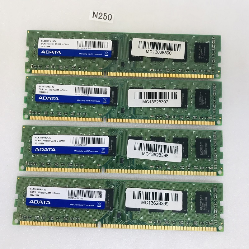 9 LOTTO di 50-PCS ADATA AD3X1333C2G9-bhyz memoria DDR3 1333 2GX8 VIP-U 