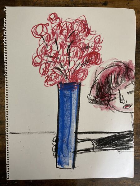 絵描きhiro C「花をあげる」