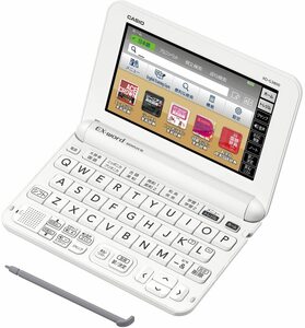 カシオ 電子辞書 エクスワード 中学生モデル XD-G3800WE ホワイト コンテン(中古品)