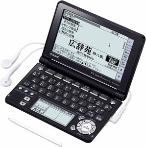 CASIO Ex-word computerized dictionary XD-SF6200BK black sound correspondence 100 contents many ( secondhand goods )