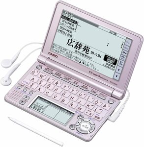 CASIO Ex-word computerized dictionary XD-SF6200PK Suite pink sound correspondence 100 Conte ( secondhand goods )