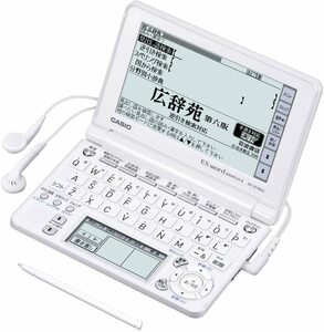 CASIO Ex-word 電子辞書 XD-SF4800WE ホワイト 音声対応 100コンテンツ 高 (中古品)