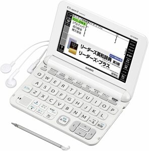 カシオ計算機 電子辞書 EX-word XD-K9800 英語強化/ホワイト(中古品)