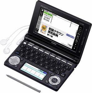 カシオ 電子辞書 エクスワード 中学生モデル XD-D3800BK ブラック(中古品)