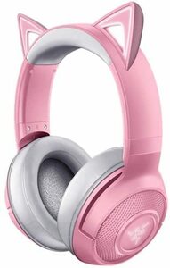 Razer Kraken BT Kitty Edition Quartz Pink ワイヤレス ゲーミングヘッド (中古品)