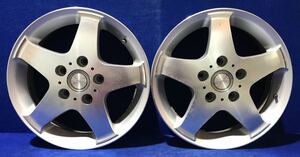 WEDS＊LEONIS MS＊15インチホイール＊15x5.5J/オフセット+42/PCD114.3-5H＊2本セット