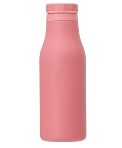  new goods prompt decision! Starbucks stainless steel Logo bottle mat pi-chi pink 473 ml