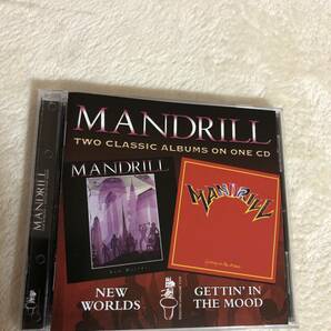 mandrill.2in1CDアルバム「NEW WORLDS + GETTING' IN THE MOOD 」.us black disk guide掲載.レア・グルーヴAtoZ.disco madness掲載の画像1