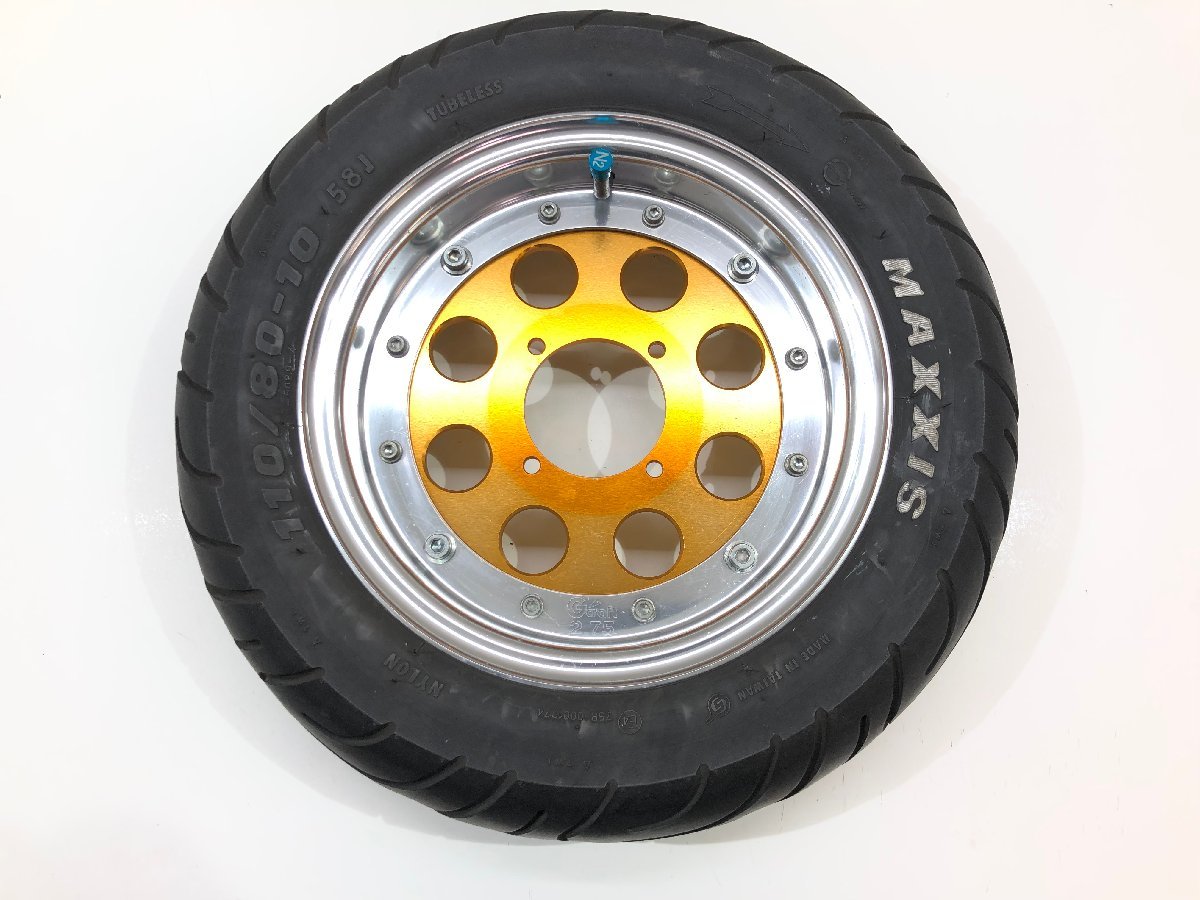 10インチ4.0Jワイドホイール モンキー/ダックスハブ用 1輪分