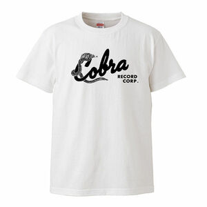 【XLサイズ 白Tシャツ】真島昌利着用 リプロダクト ブルーハーツ ハイロウズ クロマニヨンズ ましまろ Cobra Record Corp コブラレーベル