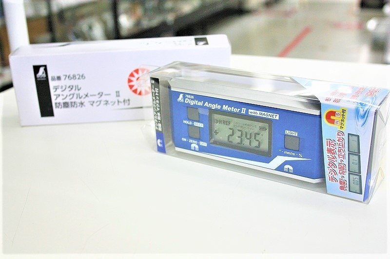 シンワ測定 デジタルアングルメーターII 防塵防水 76825