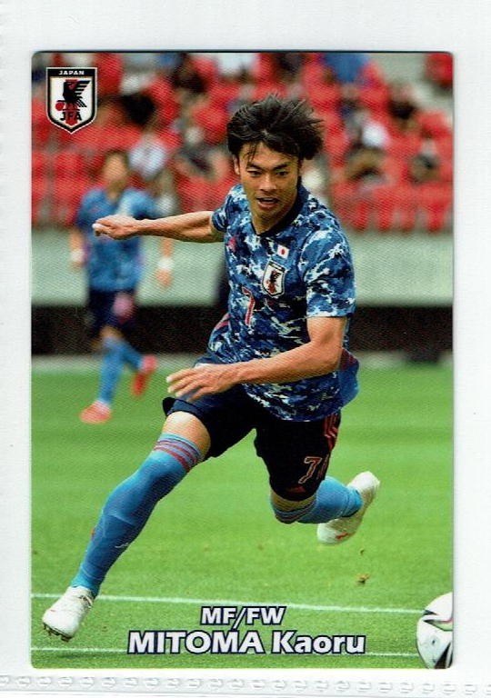 EPOCH 2021 サッカー日本代表 直筆サインカード 三笘薫 検索 三苫薫