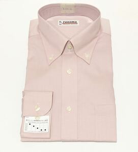 941【U.P renoma】長袖　Ｌ41-84 〈形態安定加工〉●CHOYA●カッターシャツ・ワイシャツ●日本製●ボタンダウン 