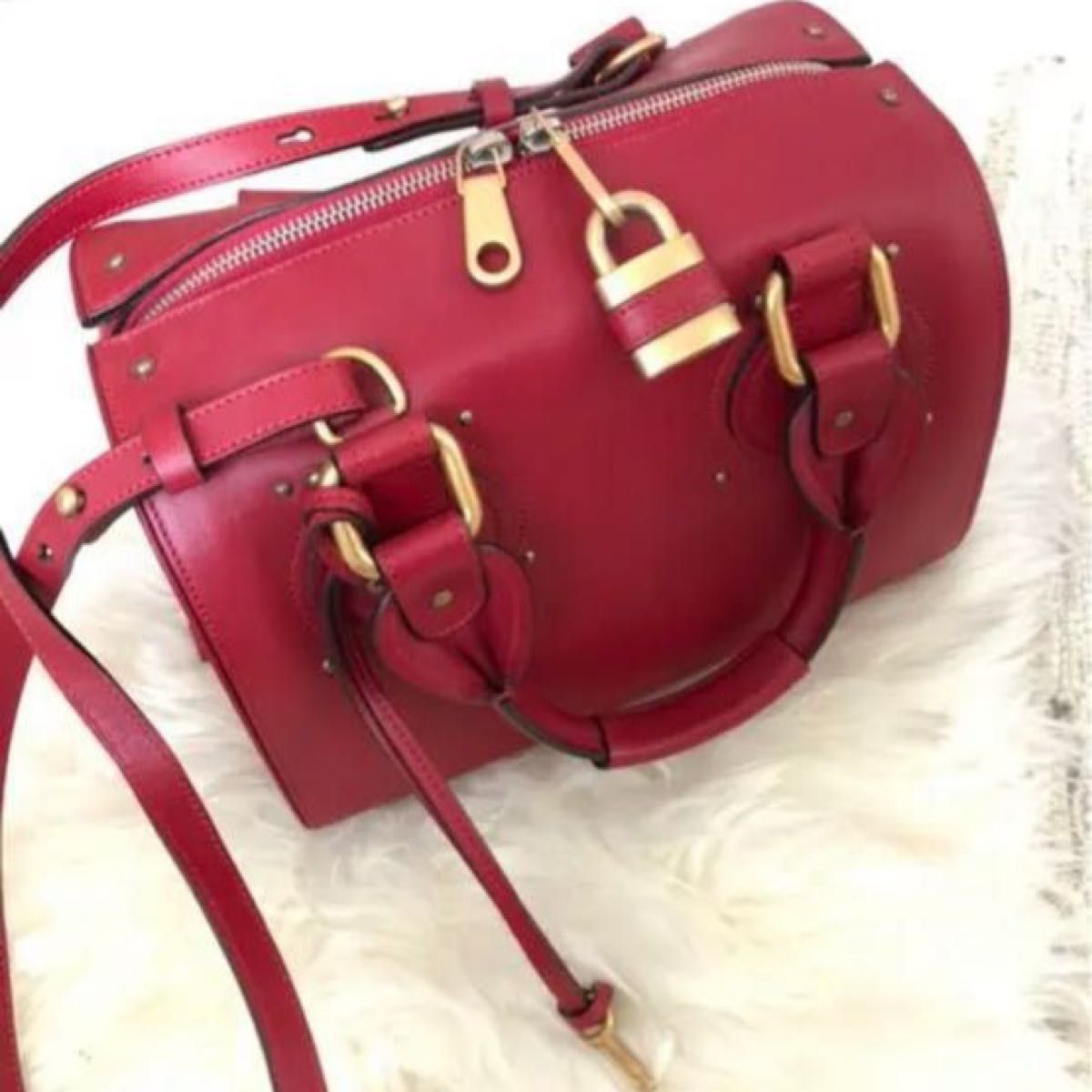 Chloe GANTZ クロエ サム バッグ ボストンバッグ 手袋 グローブ