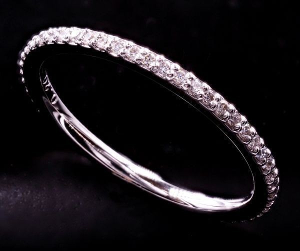K18WG・K18YG 高品質ダイヤモンドリング D0.17ct 8.5g www.cafe