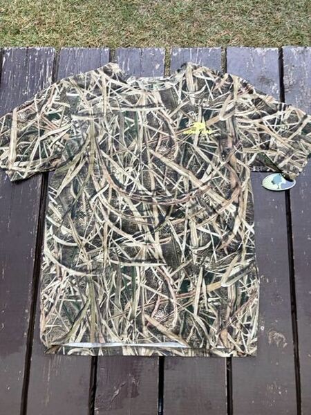 新品: Tシャツ 】Mossy Oak Shadow Grass Blades: USサイズM（日本L）: 狩猟 射撃 シューティング ハンティング モッシーオーク リアル