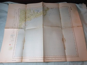 【昭和14年・参謀本部】部外秘 根室 約57.5×45.5センチ 二十万分一 古地図 測量地図