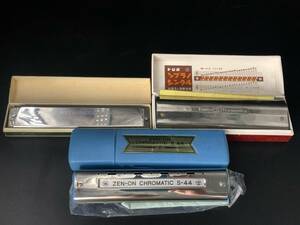 [ Showa Retro harmonica 3ps.@ dragonfly zen on ] musical instruments TOMBO ZEN-ON