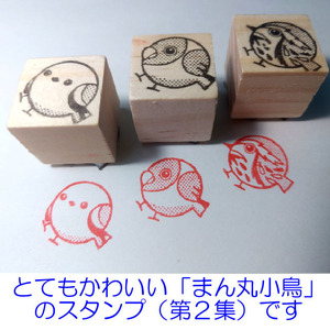 +Это набор из 3 Circle Bird Stamps (2 -я коллекция)! == БЕСПЛАТНАЯ доставка и 3 маленьких открытки птиц! ==#11-05