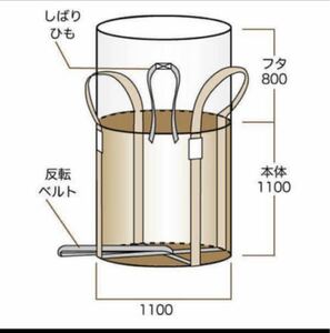 フレコンパック　500枚セット　関東地区送料無料