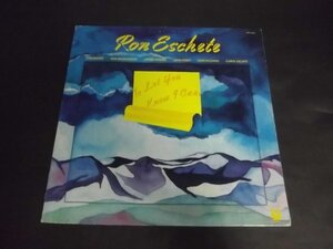 【輸入盤LP】Ron Eschete/To Let You Know I Care MR5186