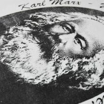 ■洋服リメイク パンクファッション■ カール・マルクス[karl marx]パッチ 32cm大判_画像2