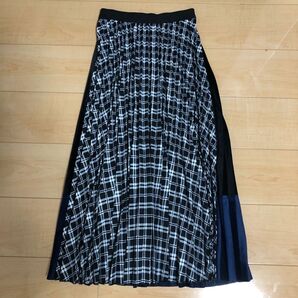 チェック プリーツ スカート