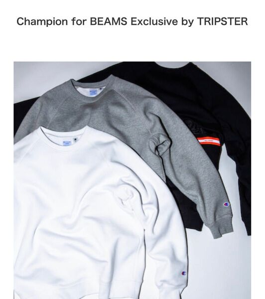 BEAMS 限定 champion tripster スウェット 野村訓一 原宿