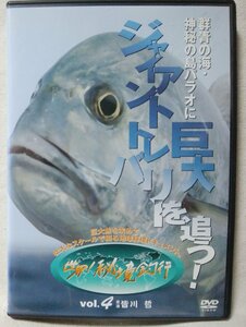 ★★DVD 世界秘境釣行 4 群青の海 秘境の島パラオに巨大ジャイアントトレバリーを追う★出演 皆川哲★怪魚 巨大魚 フィッシング 釣り[8864C