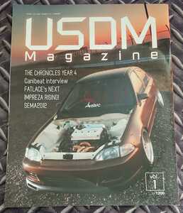 送料無料！USDM MAGAZINE vol.1 高速有鉛DX１月号臨時増刊 検:FA5 /DC2 /EK3 /NA2 /AP1 /EG6 /EM2 /Hellaflush 