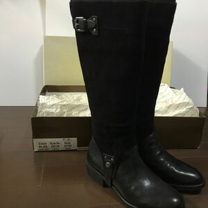 新品未使用　FRANCO SARTO ロングブーツ 黒　