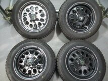 SR1221 中古 145/70R12 ×3.50B 101.65 4穴 MINI アルミ付バリ溝冬4本！BS VRX2 法人宛/営業所止め送料無料 ローバーミニ ミニクーパー_画像1