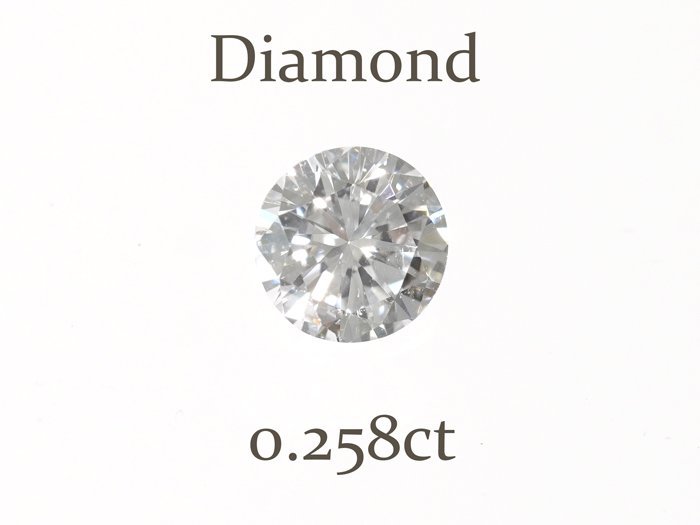 ダイヤ 0.313ct I VERY GOOD VS-2 ルース 中央宝石研究所
