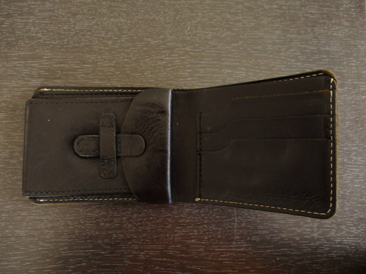 ★KADOYA カドヤ 刻印入 ウォレット 折り畳み式★