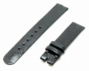 CHOPARD Chopard change belt leather belt original crocodile leather rug width 13mm tail pills width 12mm black 