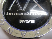 送料無料!! レイズ アーサーエクスチェンジ ARTHUR EXCHANGE A/X 中古センターキャップ【4個セット】(C-0027)_画像4