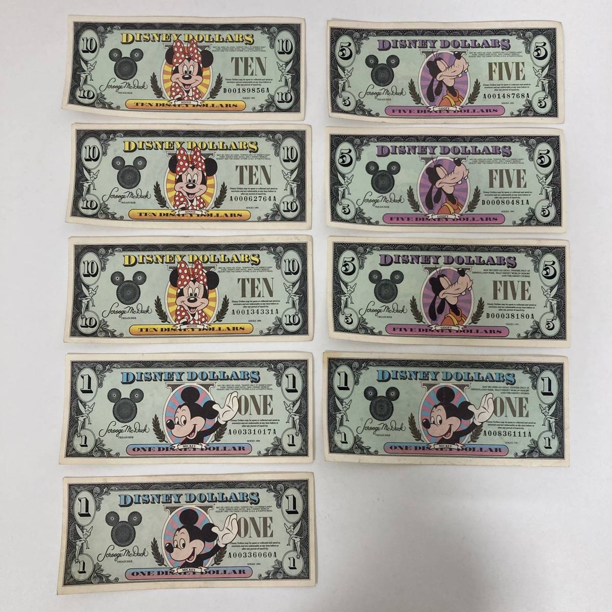 ヤフオク! -「5ドル 紙幣」(ディズニー) の落札相場・落札価格