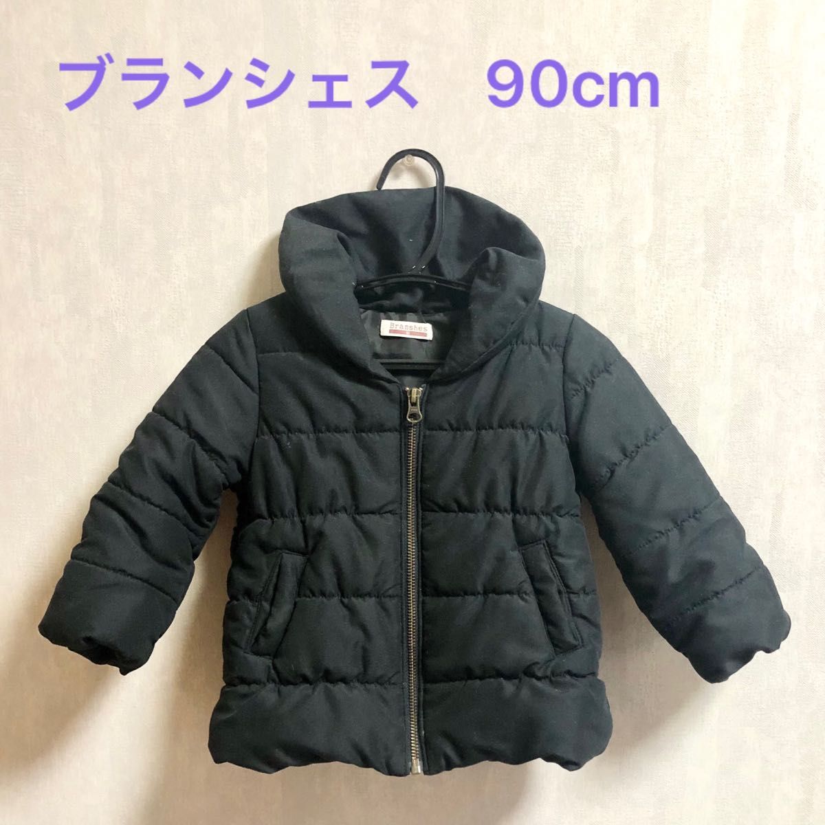 廃番品】バーバリーチェックフードパーカー ブルゾン ベビー キッズ 80