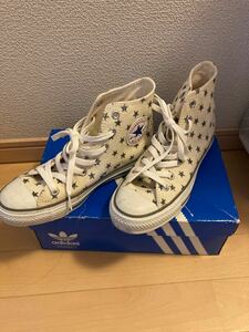 CONVERSE 星柄　ハイカットスニーカー　24cm