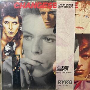 稀少！未開封新品 2枚組 RYKOオリジナル★DAVID BOWIE/デヴィッド・ボウイ/CHANGESBOWIE RYKO ANALOGUE RALP-0171-2 クリアヴィニール