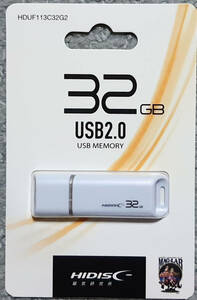送料120円 複数個あり 32GB USBメモリースティック キャップ式 USBフラッシュメモリ USB2.0 HDUF113C32G2 新品未使用