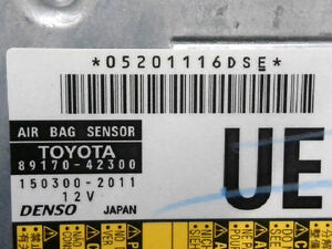 H23年 ヴァンガード DBA-ACA38W エアバック コンピューター ACA33W GSA33W 240S S-PKG 作動展開済 ks4722= 32515