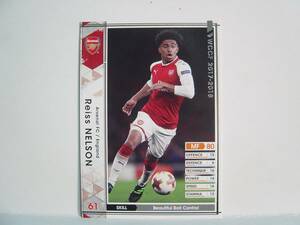 WCCF 2017-2018 EXTRA 白 リース・ネルソン　Reiss Luke Nelson 1999 Engeland　Arsenal FC 17-18 EX18弾 Extra Card