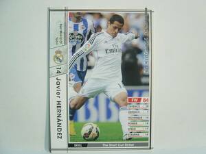 WCCF 2014-2015 EXTRA 白 ハビエル・エルナンデス　Javier Hernandez 1988 Mexico　Real Madrid CF Spain 14-15 Extra Card