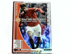 WCCF 2004-2005 WST ファン・ニステルローイ　Ruud van Nistelrooy 1976 Holland　Manchester United 04-05 World Striker