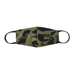 A BATHING APE 1ST CAMO MASK GREEN ア ベイシング エイプ カモ マスク グリーン BAPE